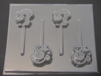 679 Cat Chocolate or Hard Candy Lollipop Mold